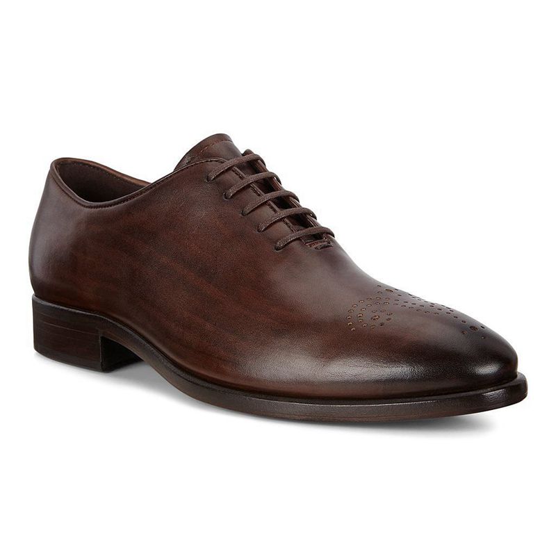 Zapatos Con Cordones Ecco Vitrus Mondial Para Hombre,Marrones,920586-BXI